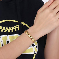 Womens Magnetic Bracelets Gold