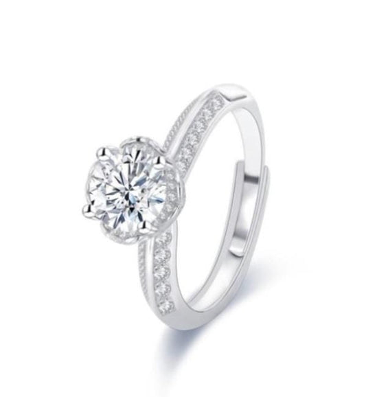 Moissanite Engagement Ring