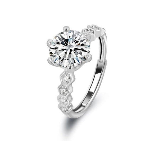 Moissanite Wedding & Engagement Ring