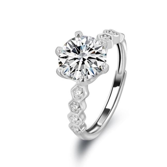 Moissanite Wedding & Engagement Ring