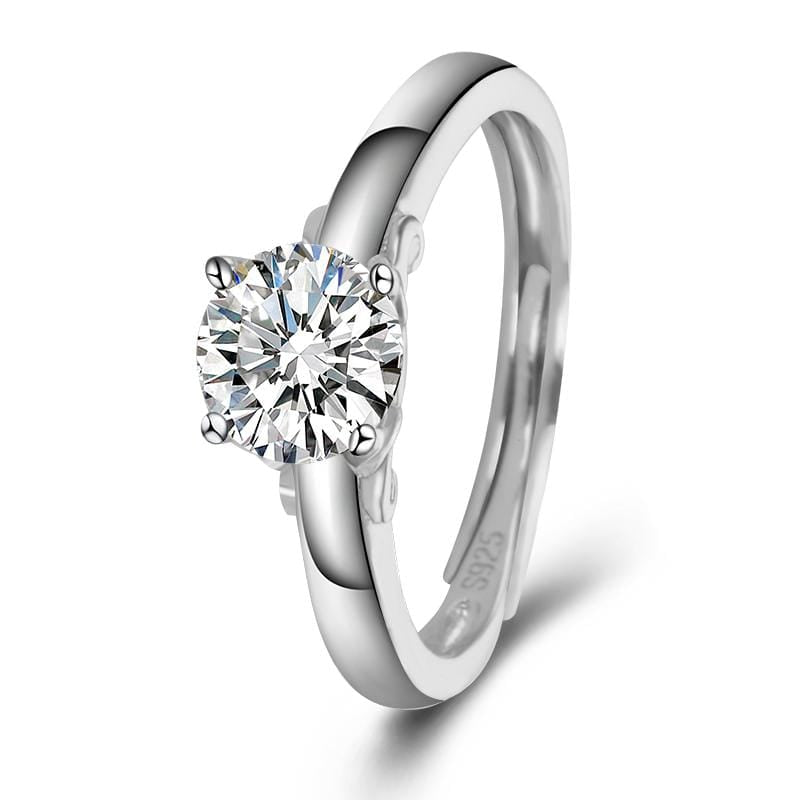 Moissanite Engagement Ring