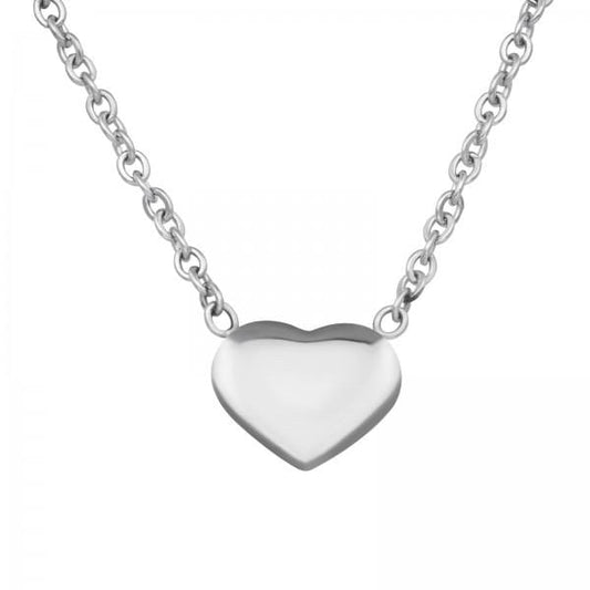 Steel Heart Necklace