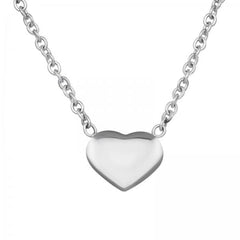 Steel Heart Necklace