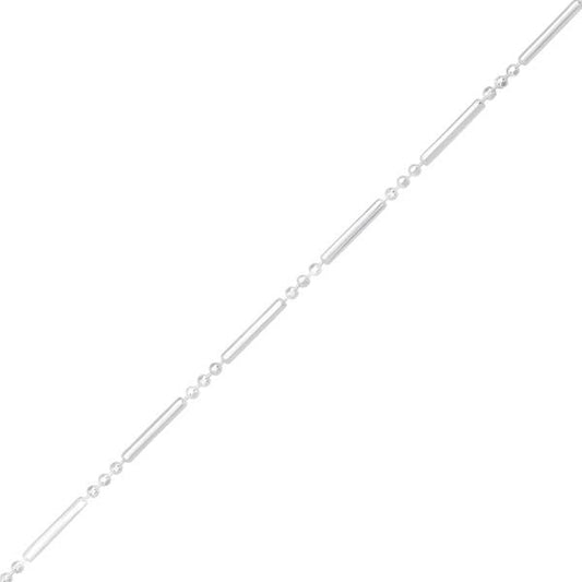 Silver Bar Chain