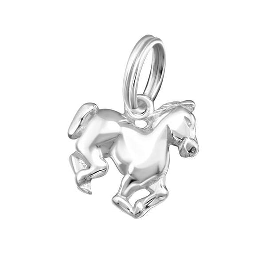 Silver Horse Charm