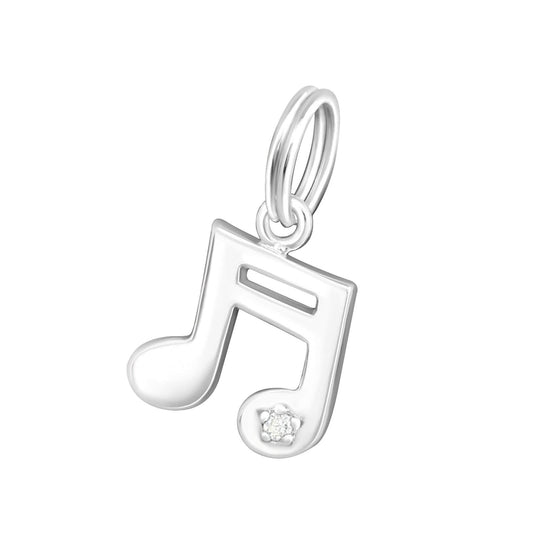 Silver Music Charm
