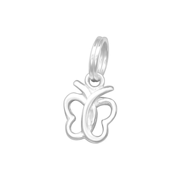 Silver Butterfly Charm