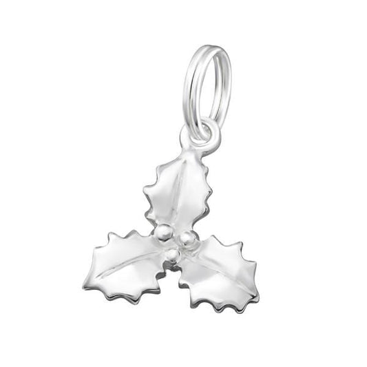 Silver Leaf Charm