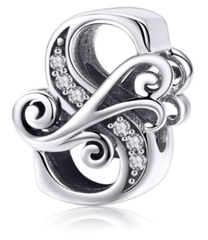 Silver Letter Charms