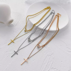 Stylish Multi Layer Cross Necklace for women
