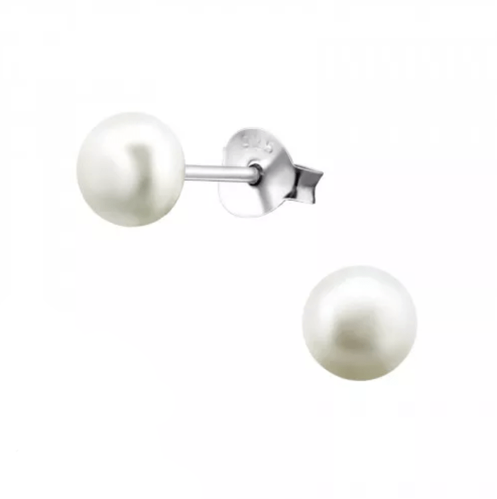 Fresh Water Pearl 5mm Stud Earrings