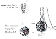Tree of Life Cremation Urn Necklace