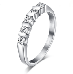 Womens CZ Engagement ring
