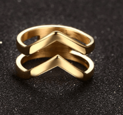 V Shaped Unique Ring for Women