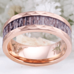 Tungsten Gold Wedding Ring for Men