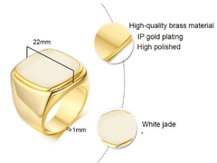 Women Gold Signet Ring