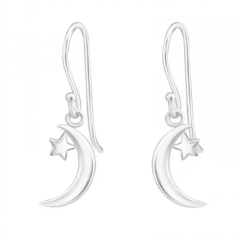 Silver Moon Earrings