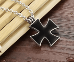 Steel Cross Necklace for Men