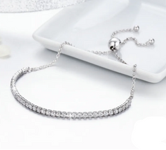 Silver Tennis Bracelet for Women