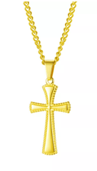 Men's Cross Pendant Necklace