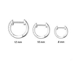 Sterling Silver Hoop Earrings For women