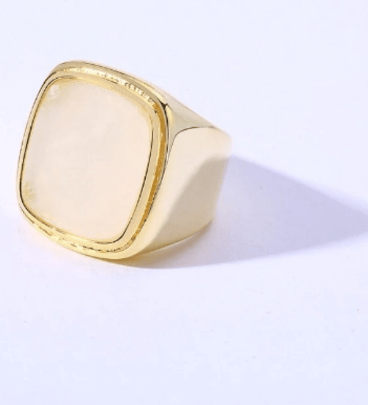 Women Gold Signet Ring