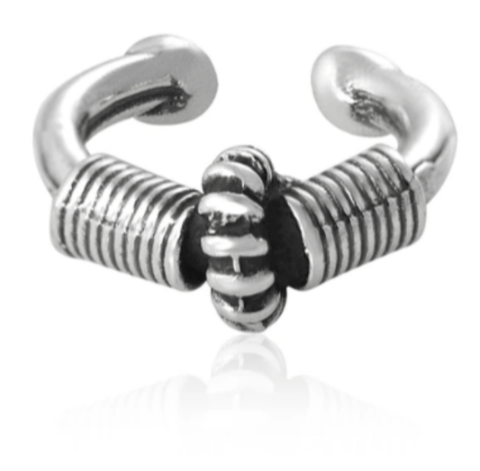 Sterling Silver Bali Ear Cuff