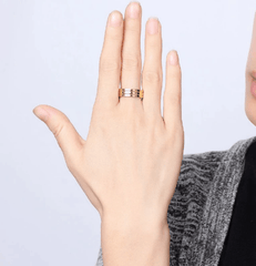 Gold Wedding Band Ring for Women