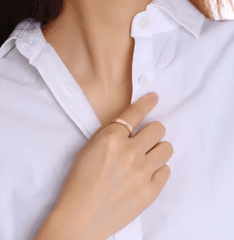 Simple Rose Gold Plain Wedding Ring