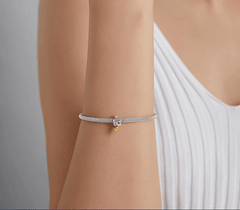 Silver Girl Charm for Bracelet