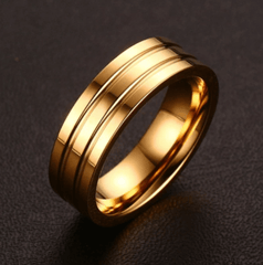 Gold Wedding Band Ring for Women