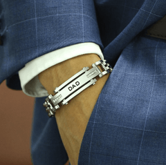 Stainless Steel Father's Day Bracelet