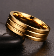 Gold Wedding Band Ring for Women