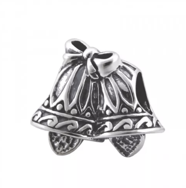 Silver Bell Bead