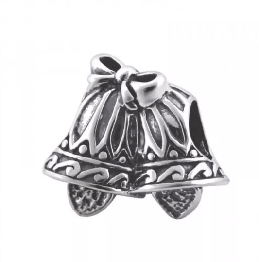 Silver Bell Bead