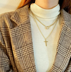 Stylish Multi Layer Cross Necklace for women