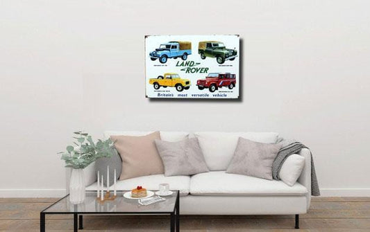 Land Rover Metal Tin sign Moister