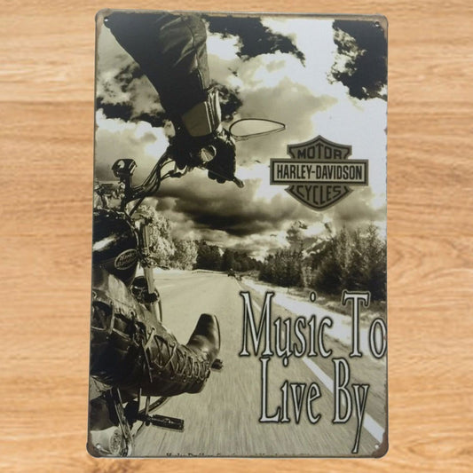 Harley Davidson Vintage Art Print Poster