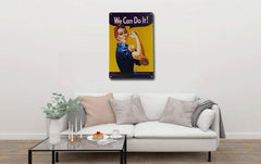 We Can Do It Metal Tin Poster
