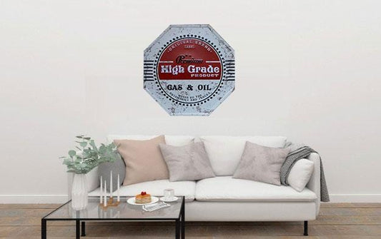 Premium High Grade Octagon Metal Tin Sign Poster