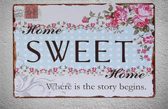 Home Sweet Home Metal Print Poster