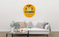 SVYTURYS Beer Cap Metal Tin Sign Poster