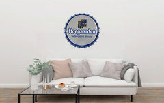 Hoegarden Beer Cap Metal Tin Sign Poster