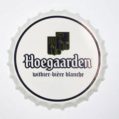 Hoegaarden Beer Cap Metal Tin Sign Poster