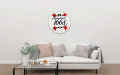 Kronenburg 1664 Beer Cap Metal Tin Sign Poster