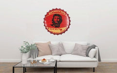 Revolucion Hastala Beer Cap Metal Tin Sign Poster