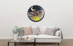 Open 24 hours Beer Cap Metal Tin Sign Poster