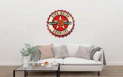 Star Motor Gasoline Beer Cap Metal Tin Sign Poster