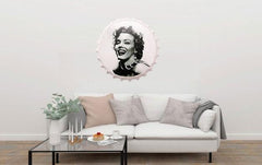 Marilyn Monroe Beer Cap Metal Tin Sign Poster