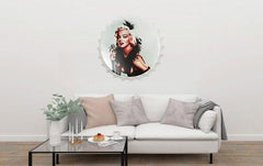 Marlyn With Mike Beer Cap Metal Tin Sign Poster